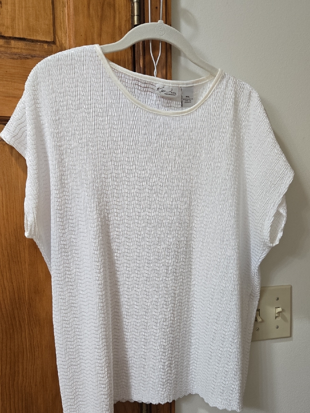 Kim Rogers White Blouse